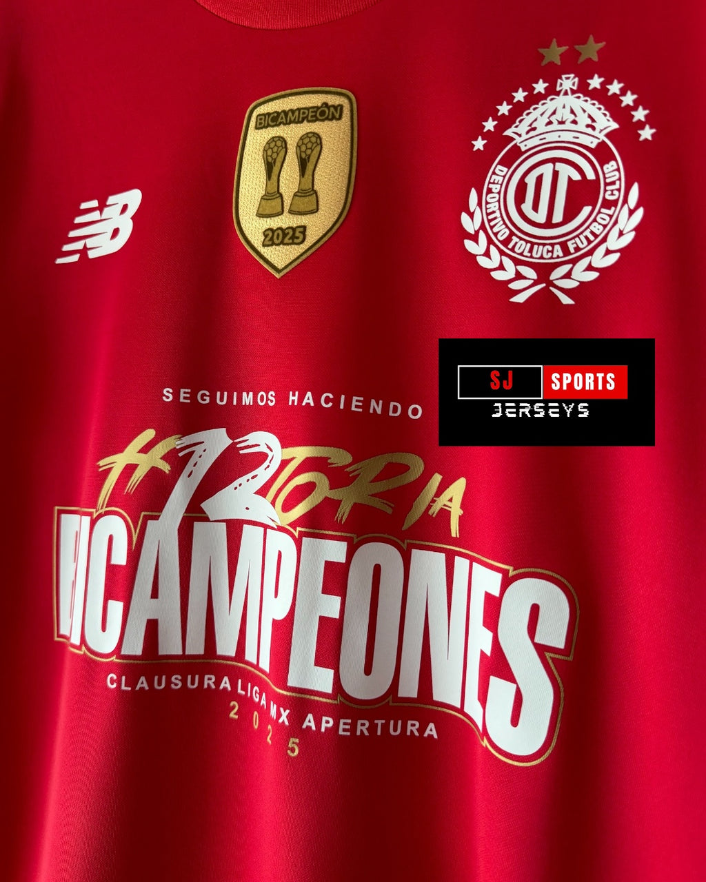 25/26 Toluca Bicampeonato Jersey