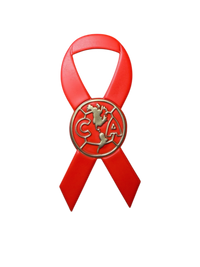 Club America Red Ribbon Patch