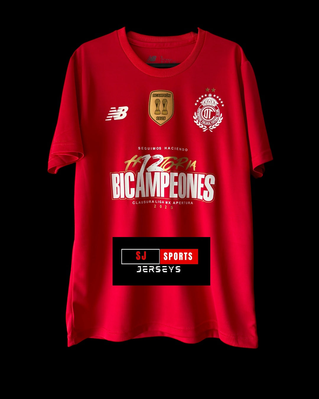 25/26 Toluca Bicampeonato Jersey