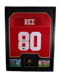 Jerry Rice Framed Signed 49ers Jersey - Beckett Authenticated