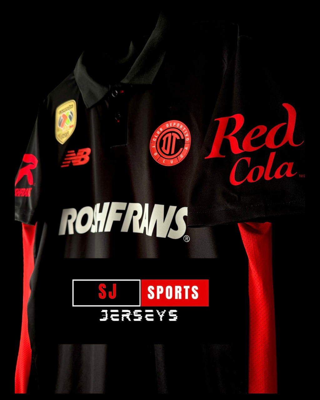 25/26 Toluca 3rd Kit Black