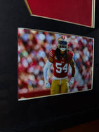 Fred Warner Framed Signed 49ers Jersey - Beckett Authenticated
