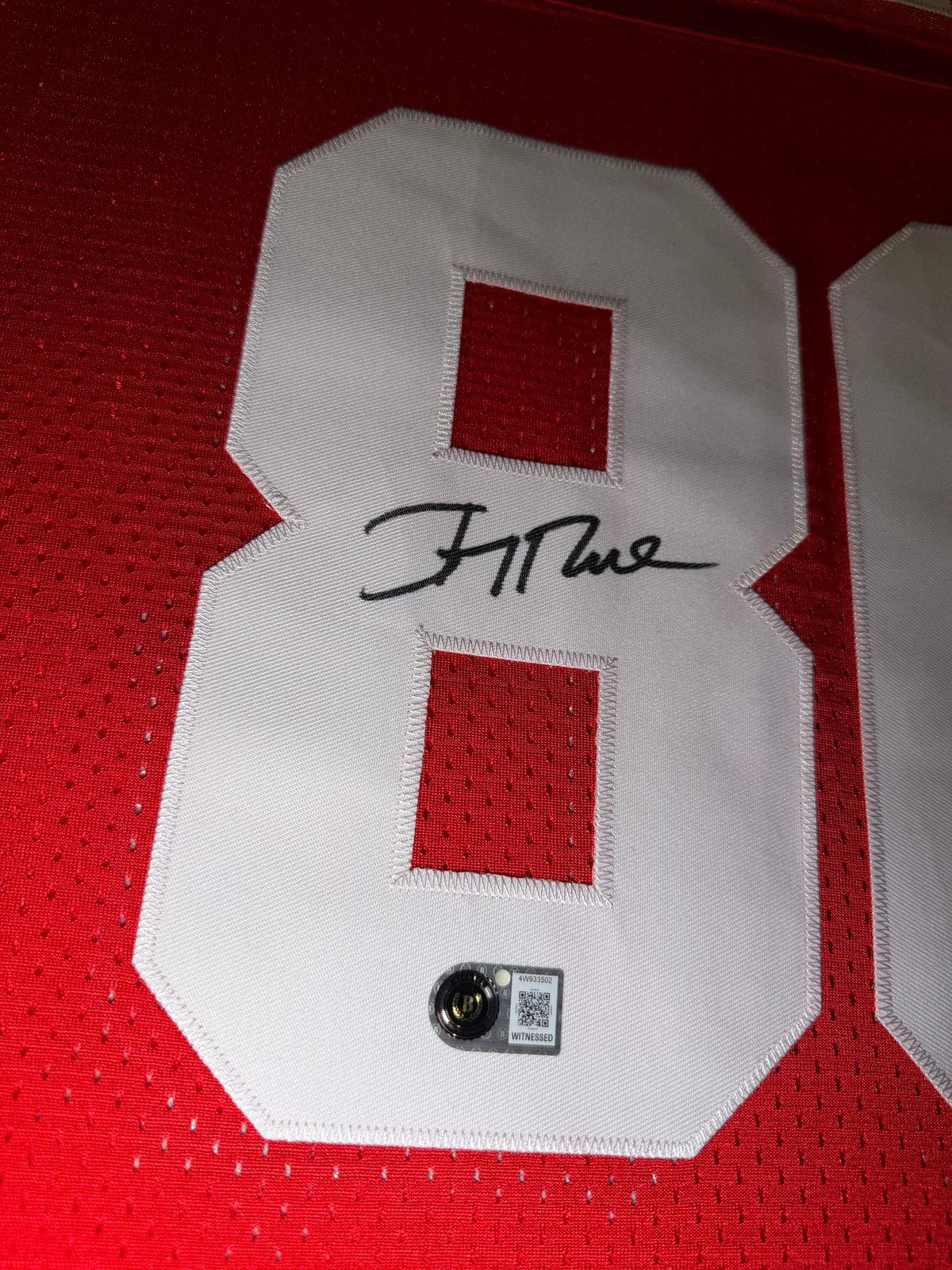 Jerry Rice Framed Signed 49ers Jersey - Beckett Authenticated