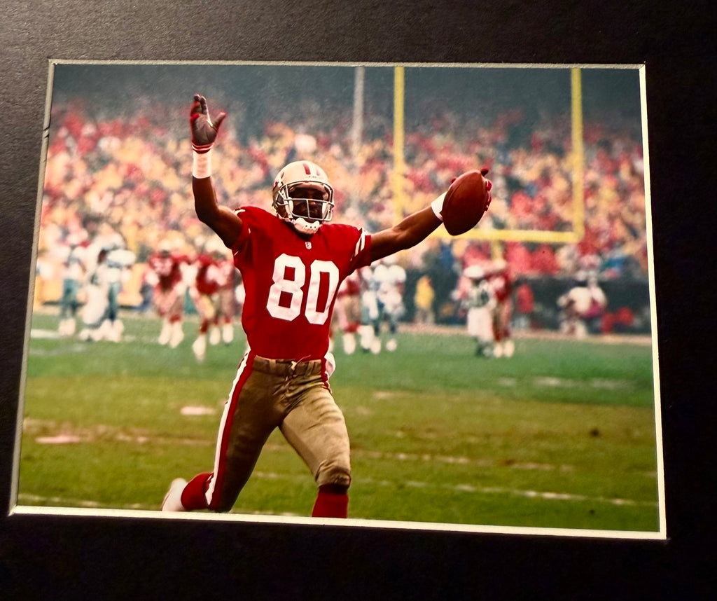 Jerry Rice Framed Signed 49ers Jersey - Beckett Authenticated