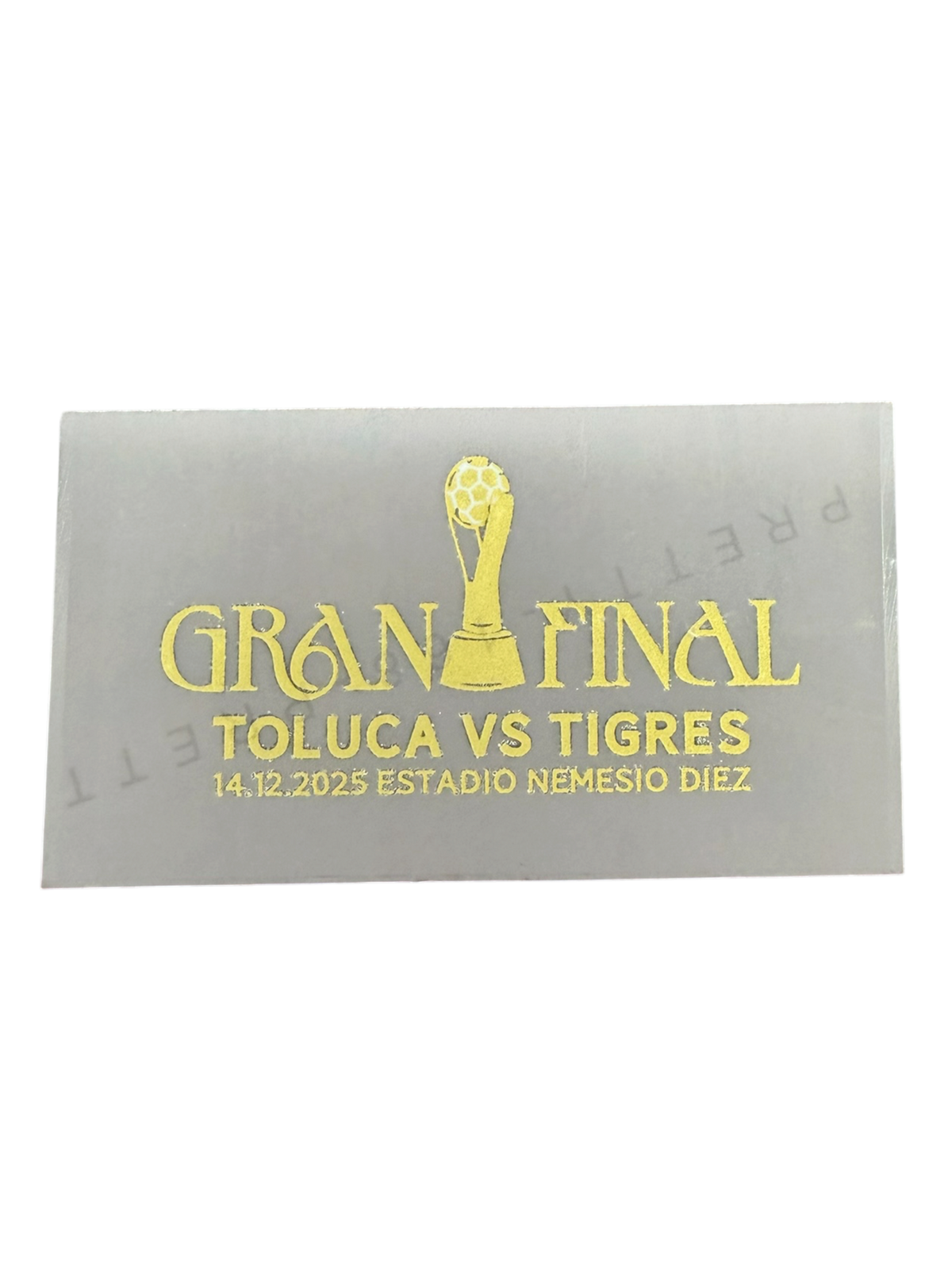 Toluca Liga MX Grand Final 2025 Patch